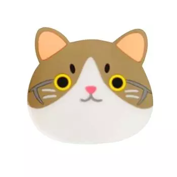 6 шт. забавных прихваток в виде кота, силиконовые прихватки для украшения журнального столика в ресторане, нескользящие прихватки для напитков, чая, дома, свадебных подарков One Size