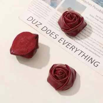 6 шт. заколки для волос своими руками серьги аксессуары для одежды 3D розы DIY детали 6pcs