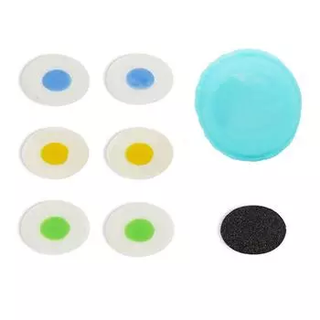 6 шт. заплатка для шин самоклеящаяся цветная круглая заплатка для ремонта проколов для велосипедистов трубка для быстрого ремонта
