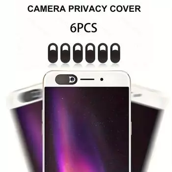 6 шт. Защитная накладка для камеры мобильного телефона, компьютера, защита конфиденциальности