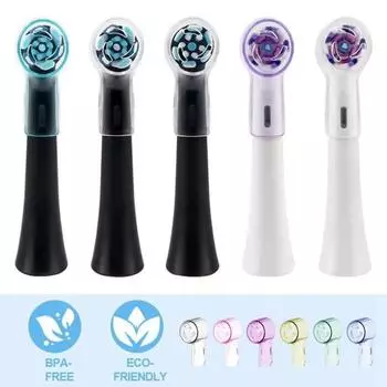 6 шт. Защитные чехлы для зубных щеток с вентиляционным отверстием, пищевые, без BPA, многоразовые, защитные прозрачный