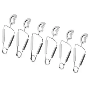 6 шт. зажим для еды в виде ракушек металлические щипцы с отверстиями нержавеющая сталь зажим для сервировки улиток морепродуктов тарелка для улиток сковорода щипцы 15.00X6.00X4.00CM