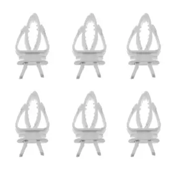 6 шт. зажим для фруктов и овощей для кормления попугаев, устройство для кормления костей каракатиц, зажим для штифта, аксессуары для клеток для птиц One Size