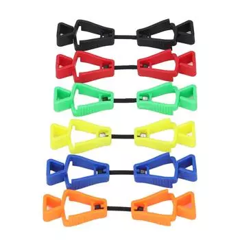 6 шт. зажим для перчаток легкий пластиковый держатель для перчаток с защитой от потери для наружных рабочих техническое обслуживание C