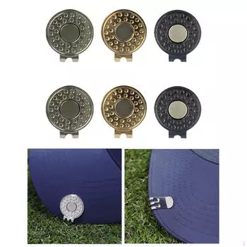 6 шт. зажимы для шляпы для гольфа держатели маркеров мячей аксессуары, портативные, практичные для мужчин и женщин