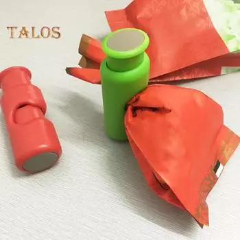 6 шт. зажимы для сумок, зажим для закусок, простой в использовании уплотнительный зажим для хлеба для хранения продуктов, зажим для пластиковых пакетов, зажимы для пищевых продуктов для сумок 6pcs зелёный