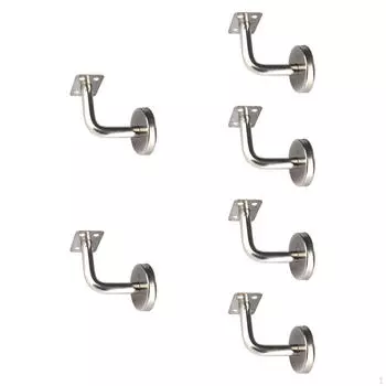 6 штук кронштейнов для поручней лестницы поручни 304 нержавеющая сталь опора перил 6x6 cm