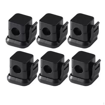 6 штук магнитных зажимов для кабеля настольный органайзер для дома спальня стена чёрный