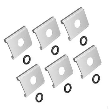 6 штук пластин-адаптеров для каяка, простая установка, практичная система с уплотнительными кольцами для