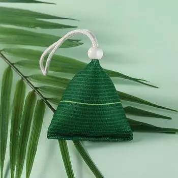 6 штук Праздник драконьих лодок саше от комаров ручной работы лавандовый саше цзунцзы, полынь маленький саше саше дезодорант кулон 6pcs