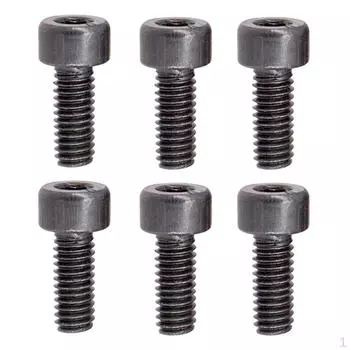6 штук шестигранных винтов для электрогитары тремоло бридж чёрный