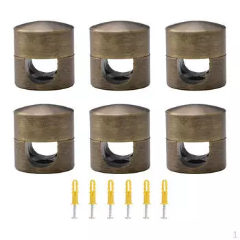 6 штук Современные потолочные крючки Подвесной светильник Держатель для кабеля Крючок для дома Прочный офис Простота в использовании