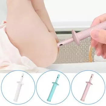 6 штук Средство от газов и колик для младенцев Натуральное решение для облегчения газообразования у младенцев Мгновенное облегчение запоров белый