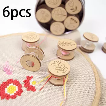 6 штук вышивки нити управления парковки поход носимый A