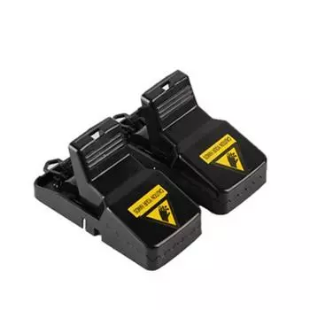 6 штук высокочувствительной пластиковой мышеловки крысоловки крысоловки клетки бытовые автоматические крысоловки ловушки чёрный