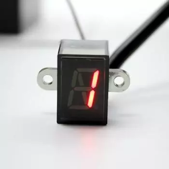 6-скоростной черный универсальный мотоцикл цифровой дисплей светодиодный мотоциклетный внедорожный мотосветильник индикатор нейтральной передачи дисплей