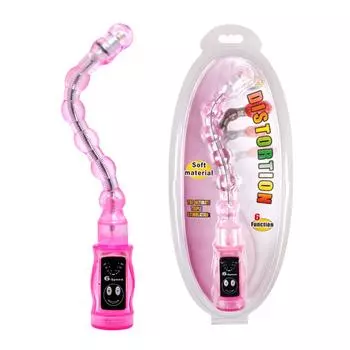 6-скоростные вибрационные бусины, гибкая анальная пробка, вибрирующие анальные бусины, массаж простаты, анальная игрушка