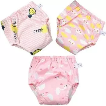 6-слойные хлопковые штаны для приучения к горшку, тканевые подгузники, моющееся нижнее белье, детские сетчатые штаны M