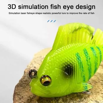 6 см/10 г/14 г весло хвост рыболовная приманка с крючком спиннер 3D глаза Swimbait искусственная мягкая приманка пресноводный соленый окунь форель аксессуары для рыбалки 10g A