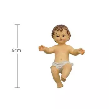 6 см/10 см/15 см кукла-младенец Иисус статуя святые статуи младенческий Адвент орнамент религиозная фигурка Иисуса домашняя церковь Рождественское ремесло украшение подарок 6cm
