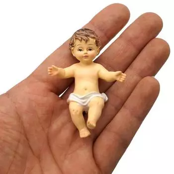6 см/10 см/15 см кукла-статуэтка младенца Иисуса, украшение для младенца, религиозная фигурка Иисуса, украшение для дома, церкви, Рождества, подарка