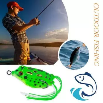 6 см/12,5 г компактная имитация увеличения скорости рыбалки заманчивая мягкая приманка в виде лягушки для черной рыбы на открытом воздухе бионическая