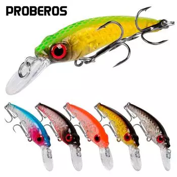 6 см/3,5 г приманка, пластиковая жесткая приманка, гольян, дальняя стрельба, имитация бионической ложной приманки