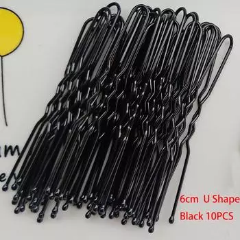 6 см U-образные заколки для волос из сплава, волнистые заколки для волос, простые металлические невидимки, заколки-автоматы, инструменты для дизайна свадебной прически, шпильки для волос