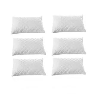 6 стеганых наволочек для подушек 100% хлопок 50X70