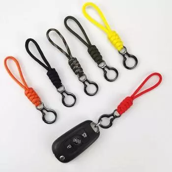 6 стилей брелок из паракорда, высокопрочный ремешок на запястье, высококачественный аварийный инструмент из паракорда для улицы