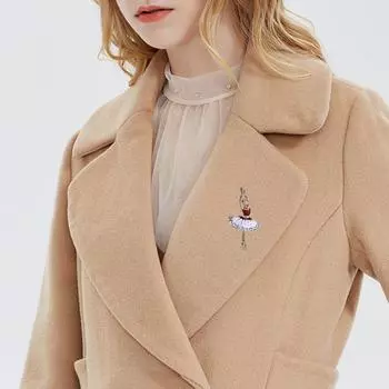 6 стилей, броши для девочек, броши со стразами, булавки, ювелирный аксессуар, подарок 53x30mm