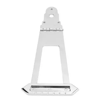 6-струнная гитара с трапециевидным струнодержателем и круглой головкой, никелированный сплав, джазовая арктоп-гитара