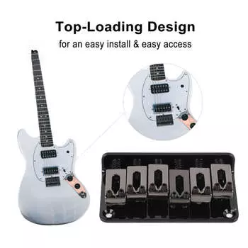 6-струнная гитара, замена моста из цинкового сплава, седло для электрогитары, аксессуар для музыкального инструмента