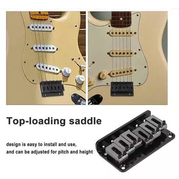 6-струнная гитара, замена моста из цинкового сплава, седло для электрогитары, аксессуар для музыкального инструмента
