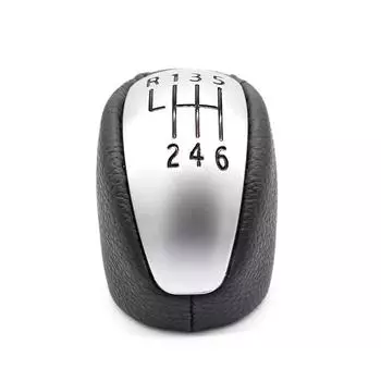 6-ступенчатая механическая ручка переключения передач из искусственной кожи для автомобиля Renault Laguna MK3 2007-2014