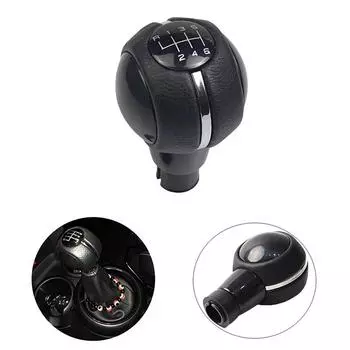 6-ступенчатая ручка переключения передач для салона автомобиля, чехол для рычага переключения передач для Mini Cooper F54 F55 F56 F57 F60, аксессуары для замены из искусственной кожи чёрный