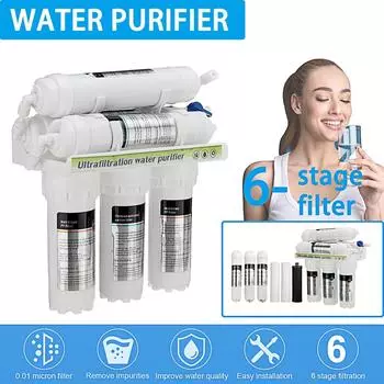 6-ступенчатый режим 3 + 3, ультрафильтрация, система фильтрации питьевой воды, домашний кухонный очиститель, фильтры для воды с краном, бытовой комплект для фильтрации 3+3 ultrafiltration