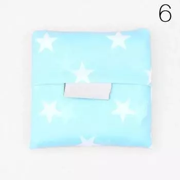 6 style New Fashion printing foldable green shopping bag Tote Folding pouch handbags Convenient Large-capacity storage bags 6