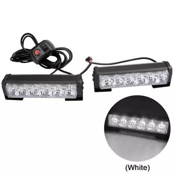 6 светодиодных автомобильных грузовых маячковых ламп 12 В 36 Вт аварийная лампа аварийная сигнальная лампа маячковая лампа жёлтый