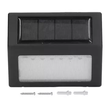 6 светодиодных настенных солнечных ламп 10000H с автоматической функцией, небольшой размер, солнечный коридорный светильник для прихожей