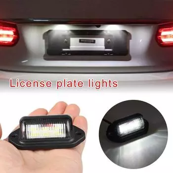 6 светодиодных номерных знаков, источник света для номерного знака, светильник для номерного знака, автомобильные лампы