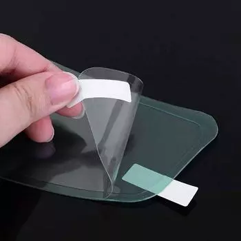 6 Тип шлема прозрачная противотуманная защитная пленка универсальная пленка для линз для козырька мотоцикла устойчивая к запотеванию гоночные аксессуары