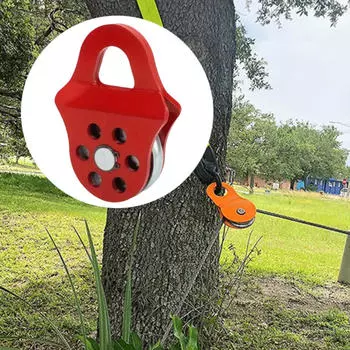 6-тонный шкив лебедки Snatch Block для буксировки транспортных средств и использования в гараже чёрный