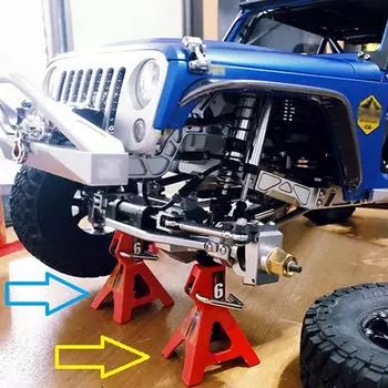 6-тонный стенд для имитации домкрата поднимает парную стойку для удаленной смены шин грузовика игрушечного автомобиля 6 ton красный