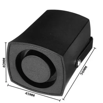 6 тонов автомобильная полицейская пожарная сигнализация гудок 12-24 В предупреждение громкий звук грузовик лодка сирена чёрный