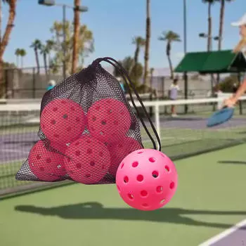 6 тренировочных мячей Pickleball на открытом воздухе для всех