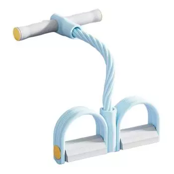 6-Tube Pedal Puller Resistance Band with Handle Multifunction Elastic Yoga Sit-up Pull Rope Men Women Pedal Tensioner Exerciser Workout Equipment