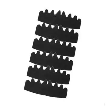 6 Уменьшителей размера для бейсболок, удобные спортивные подкладки чёрный