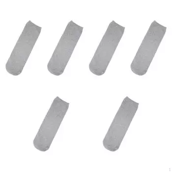 6 упаковок носков для ампутантов для защиты культи, хлопковый материал, комфорт S коричневый