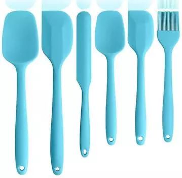6 упаковок термостойкой посуды и силиконовых лопаток для приготовления пищи и выпечки